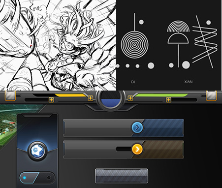 星空游戏UI设计